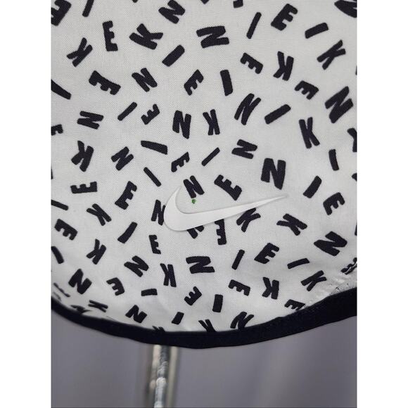 Nike Dri-FIT Athletic Running Shorts Teens XL White Black Print Liner - Picture 8 of 16